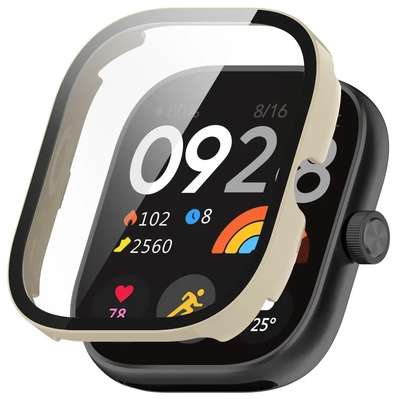 Premium 9D Glass Case Strap with Screen Protector and Watchband for Smartwatch Accessories