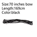 70 inch Black
