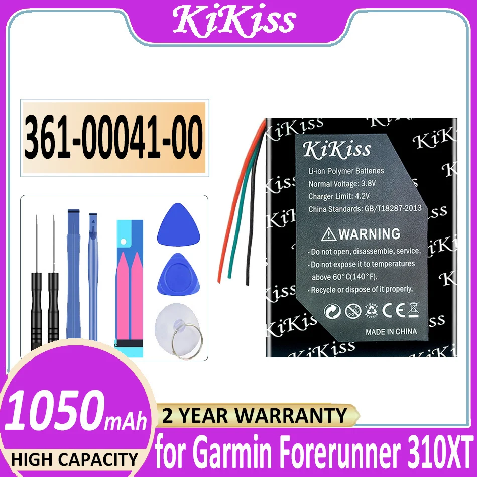 Batteria 361-00041-00 (3 Linee) 1050Mah Per Garmin Forerunner 310Xt Gps Running Sport Heart Rate Watch Repair Bateria