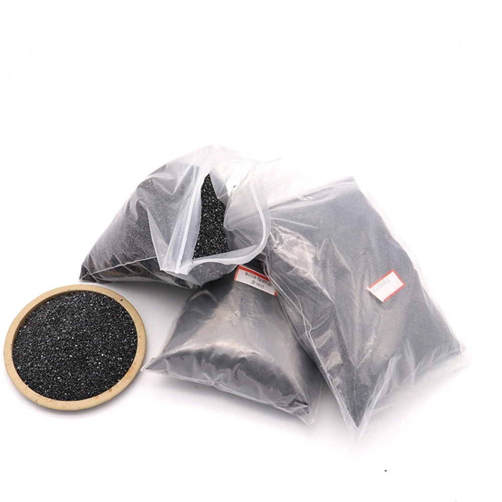 Black emery Powder /Grinding Carborundum 500G /Jade Polishing Vibration Machine  Fine Grinding Sand Blasting Material