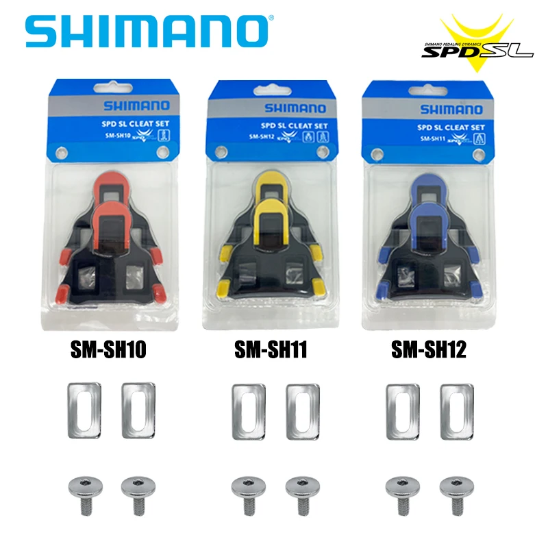 

Shimano SH11 SH10 SH12 Road Bike Pedal Cleat Bicycle Cleats Original Box Shoes Cleats Bike Pedal Road Cleats Speed System