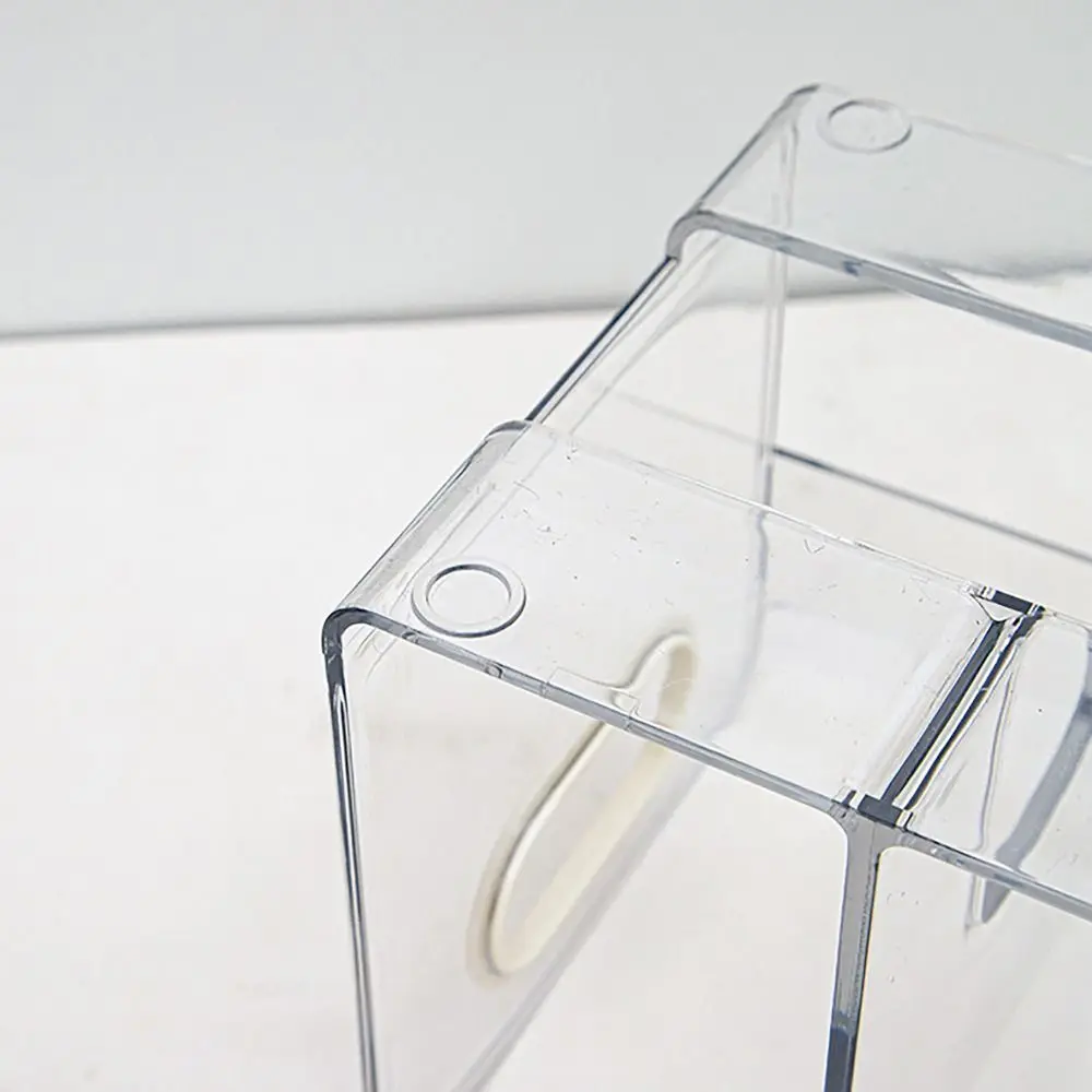 Clear Acrylic Bookends Desk Organizer Handle Desktop Sorting Rack Divided Book Stand Study Supplies