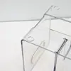 Clear Acrylic Bookends Convenient Desk Organizer with Handle Desktop Sorting Rack Divided Book Stand Study Supplies 2