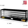 Desktop Commercial Insulated And Heated Constant Temperature Glass Cooked Food Cabinet Small Food Display Cabinet 4