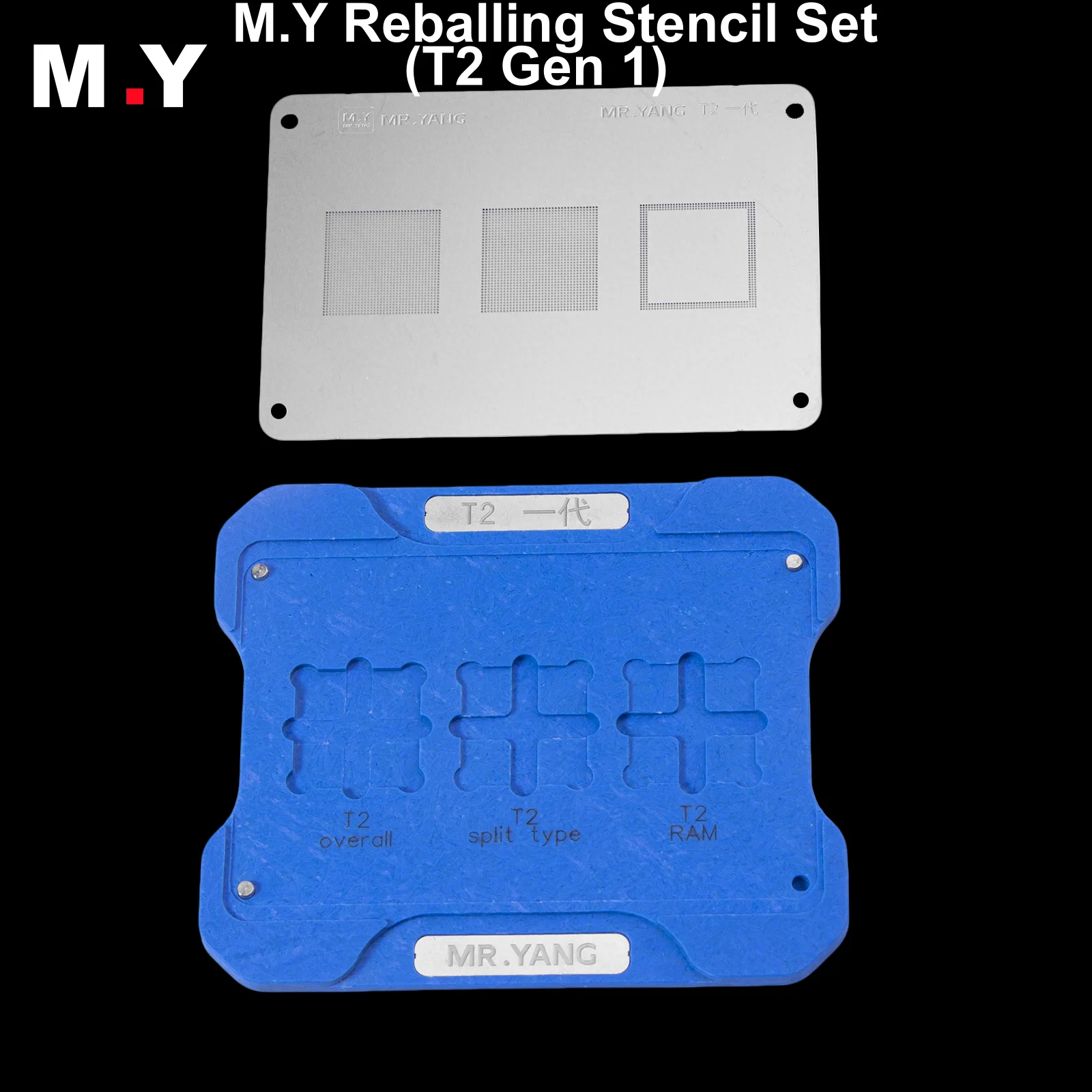 M.Y BGA 리볼링 스텐실 플랜팅 틴 플랫폼 (dji 드론 IC 칩 에어 3/미니 3/3 프로/4 프로/5 프로/BGA153/BGA96 CPU 템플릿용)