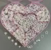Pink Heart Boxed 500pcs Mixed Pearl Love Bow Star Butterfly French Ballet Princess Ballerina Nail Art Charms Decoration Gem Set 2