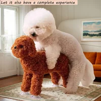 Small and medium-sized dog accompanied toys, 1:1 reduction of female dog form experience more real 1