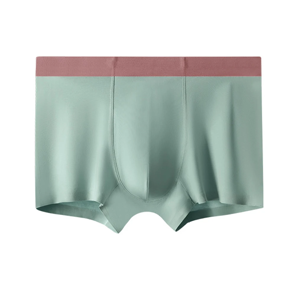 

2023 Mens Sexy Underwear Low Waist Briefs U Pouch Boxers Striped Lightweight Shorts Flat Boxers Youth Boys Underpants