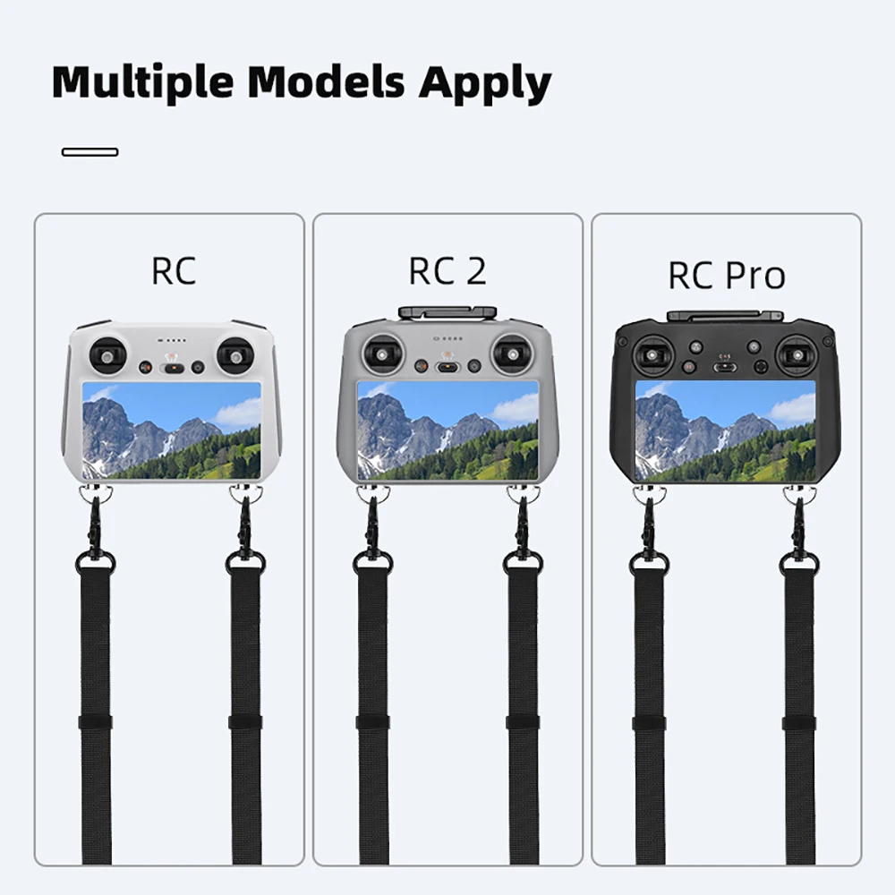Lanière BRDRC pour télécommande DJI RC/RC 2/RC Pro - Gris clair