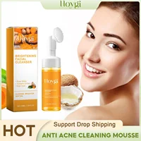 Turmeric Cleanser Anti Acne Oil Control Blackhead Remover Skin Cleansing Brightening Rejuvenation Face Wash Foam Face Cleanser 1