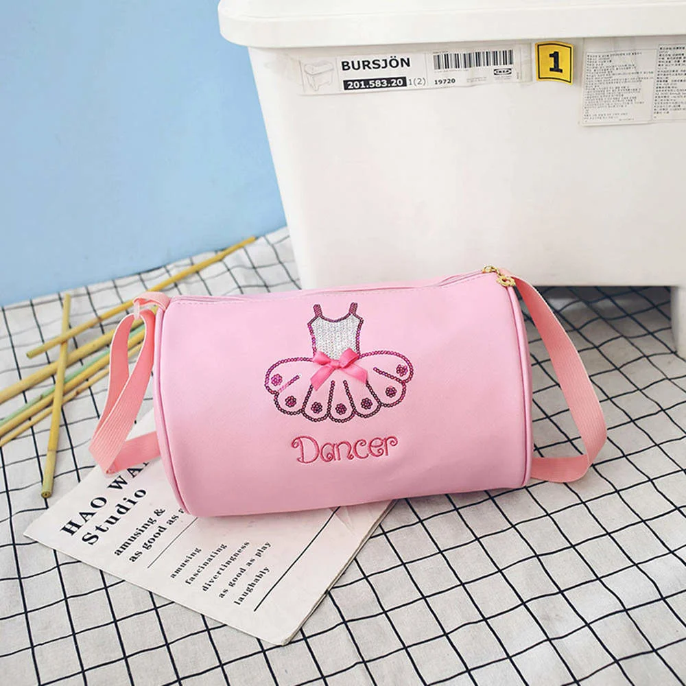 

Fashion Ballet Dance Bags Pink Women Girls Ballet Sports Dance Girls Package Dance Backpack Baby Barrels Package Handbag