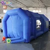 3.6X2.9X2.5 Meters Blue Inflatable Spray Paint Booth Tent For Outdoor 3