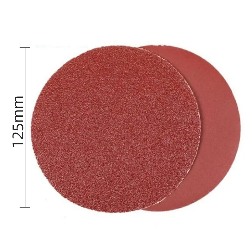 자동차 금속 목재 연마 용 5 인치 비 다공성 건식 사포 125MM 디스크 연마 연마재 80-800grit
