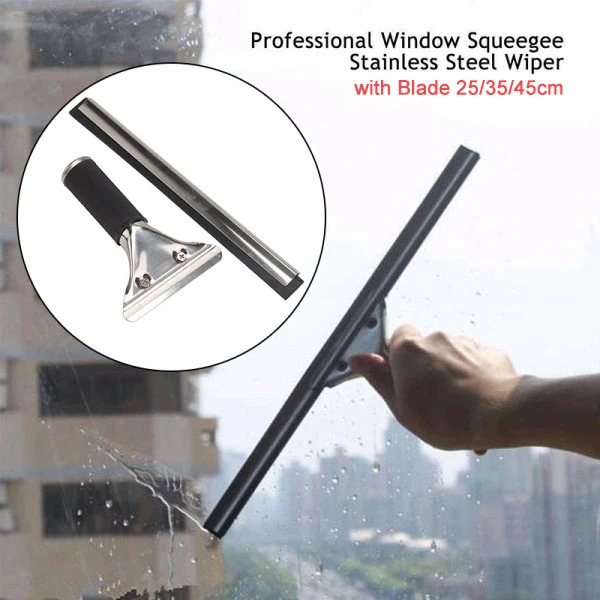 1pc Stainless Steel Glass Window Wiper Professional Window