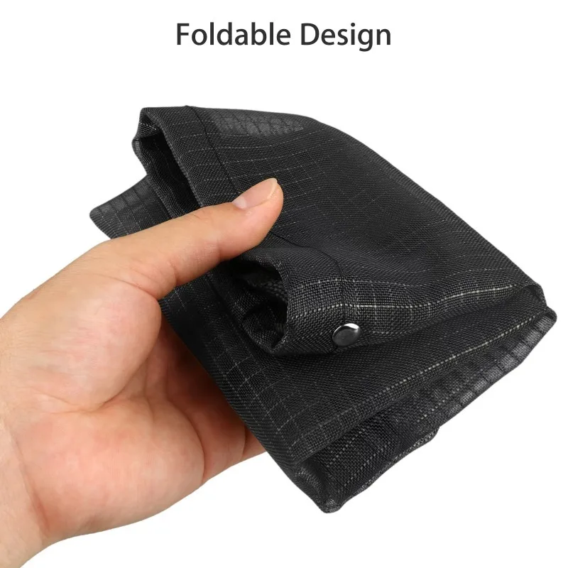 Trash Bag Storage Holder Plastic Bag Dispenser Hanging Storage Organizer Breathable Mesh for Kitchen Recycling Containers