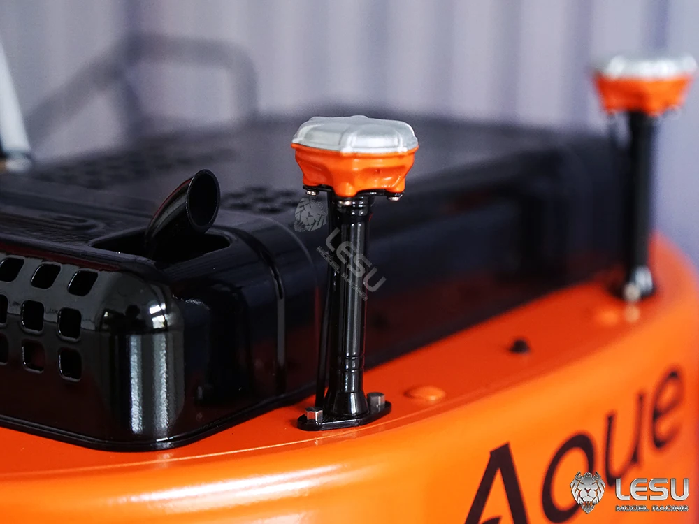 Sdd58c0bd95564fe1951ac0b5e5c2a288f Model ciężkiej maszyny LESU1/14 Aoue-ET26L trójramienny mały krótki pas ogonowy łopata przednia koparka gąsienicowa RC