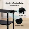 36"x19" Welding Table, Steel Welding Workbench Table, 5/8-inch Fixture Holes, 1200lbs Load Capacity Portable Work Bench 5