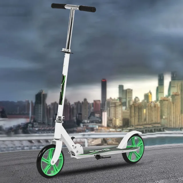 Youth Adult Scooter Pedal Push Scooter Large 20cm Wheel Foldable Adjustment 2