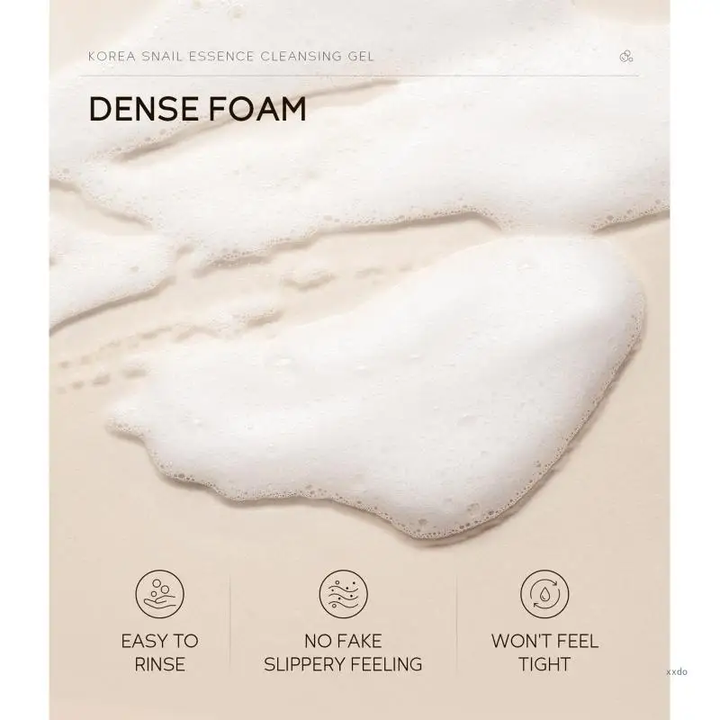 Snails Mucin Gel Cleanser 50g Rich Daily Deep Cleansing Gel for Dry & Sensitive Snails Essence Cleansing Gifts facial cleanser