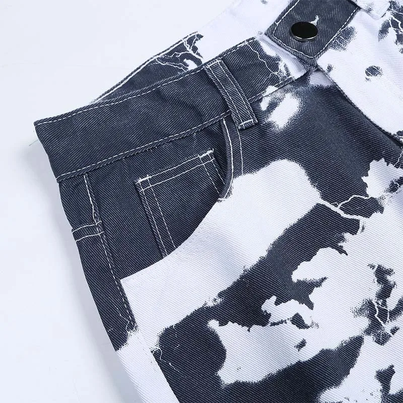 High Quality Hot Sale Casual Baggy Jeans Men's Korean Fashion Hip Hop Straight Wide Leg Trousers Couple Denim Pants