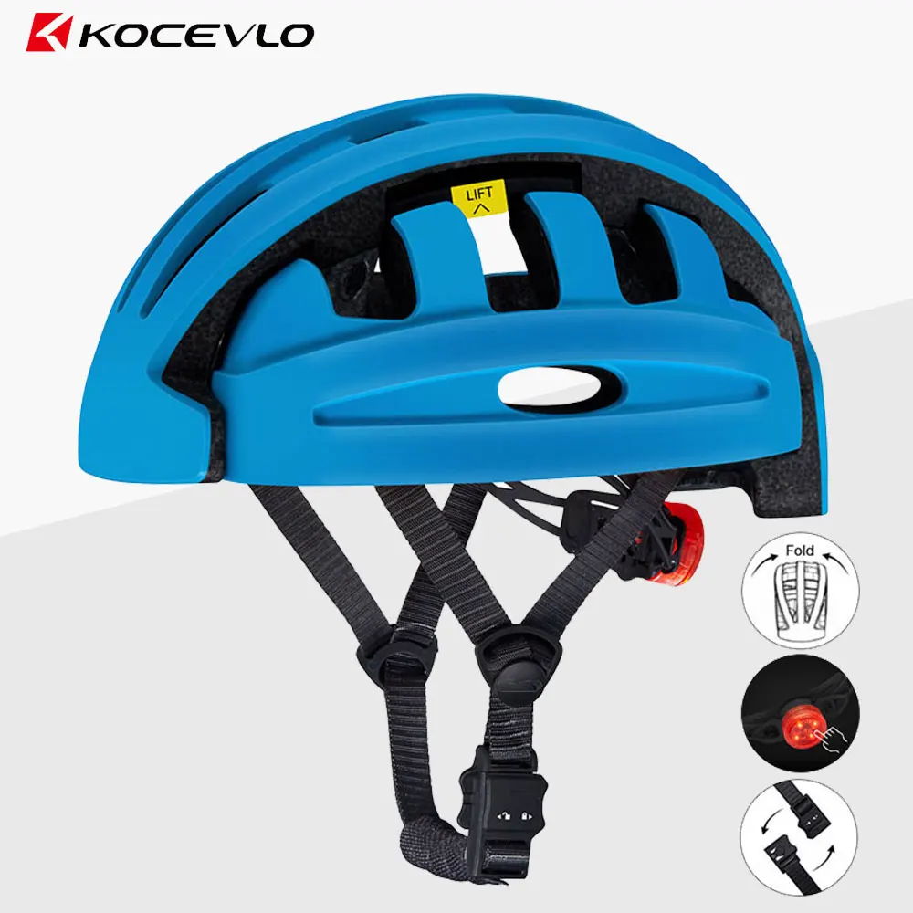 Kocevlo Riding Helmet Portable Folding Cycling Mountain Bike Helmet