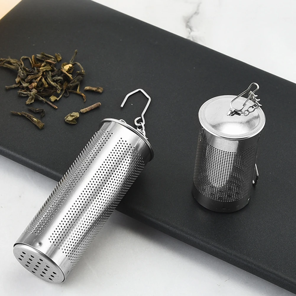 Edelstahl Tee-ei Tee Blätter Diffusor Gewürz Gewürz Ball Sieb Teekanne Fein Mesh Kaffee Filter Küche Zubehör – Detail 12