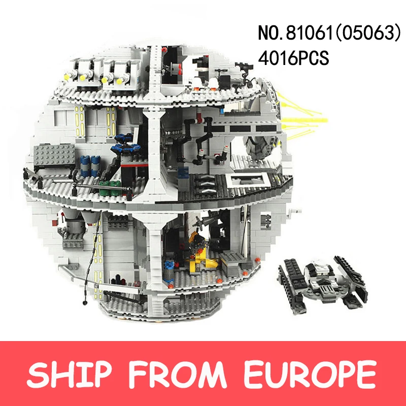 

4016Pcs 81061 Movies Model Deaths Star Building Blocks Set Compatible with 05063 180019 Bricks Toy for Children Friends Gift Kit