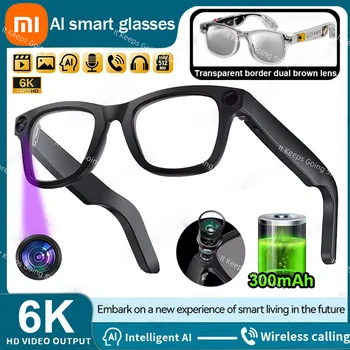 Xiaomi Intelligent 6K AI Glasses – HD Camera, Music & Live Translation