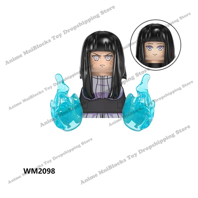 WM6109 Naruto blocks anime Sasuke Kakashi Madara Zetsu Might Guy Rock Lee mini action toy figures Assemble bricks toys kid gifts Coral Red