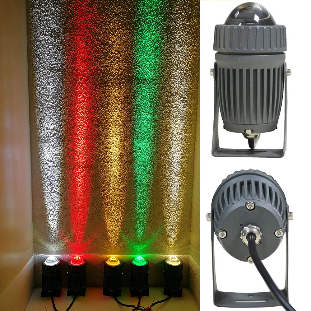 Outdoor Ip65 Led Flood Lights Narrow Angle 10w Landscape Wall Washer Lighting with 6 Colors Led Spotlight Exterior Wall Light stainless steel sewn garbage bin for household light luxury bathroom dedicated footstep toilet with lid narrow slit bin for li