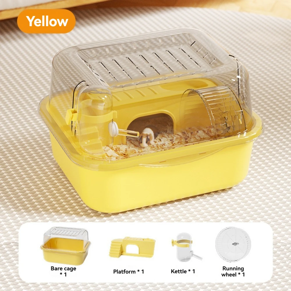Yellow Hamster Cage