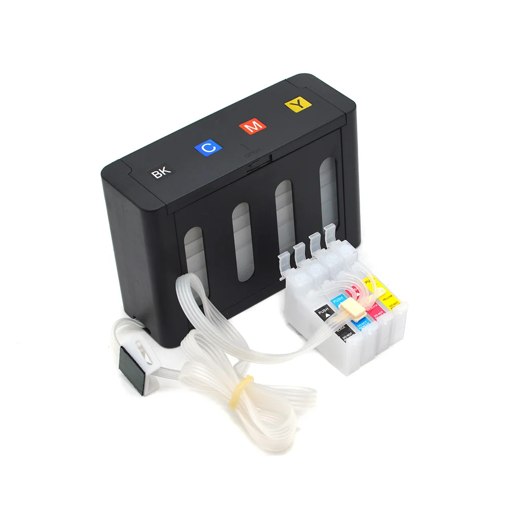 KCMY Ciss 시스템 Epson XP5200 XP5105 XP5100 XP5150 XP5155 XP5205 WF7710 WF7715 WF2750 WF2760 WF2860 WF2861 WF2865