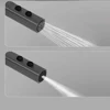 Bathroom Luxury Shower System with Lights Tempered Glass Piano Key Smart Digital Display Thermostat Mixer Shower Faucet Full Set 5