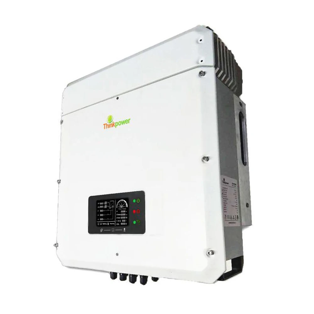 

High Efficiency On Grid Inverter 8kw 10kw 15kw 20kw MPPT 10000W Grid Tie Solar Power Inverter for Solar Panels Wifi DC
