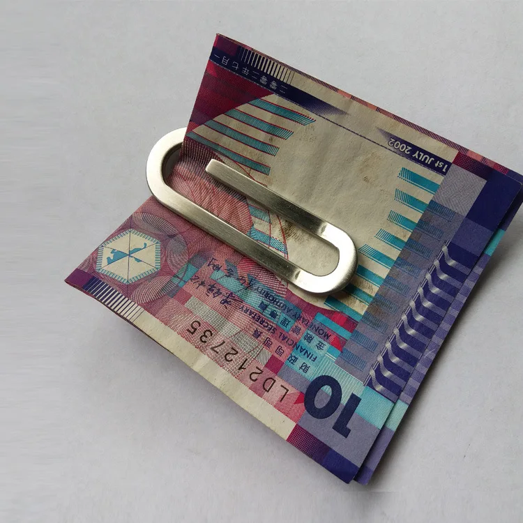 Geld Clips Metal Paperclip Holder Map Bankbiljet