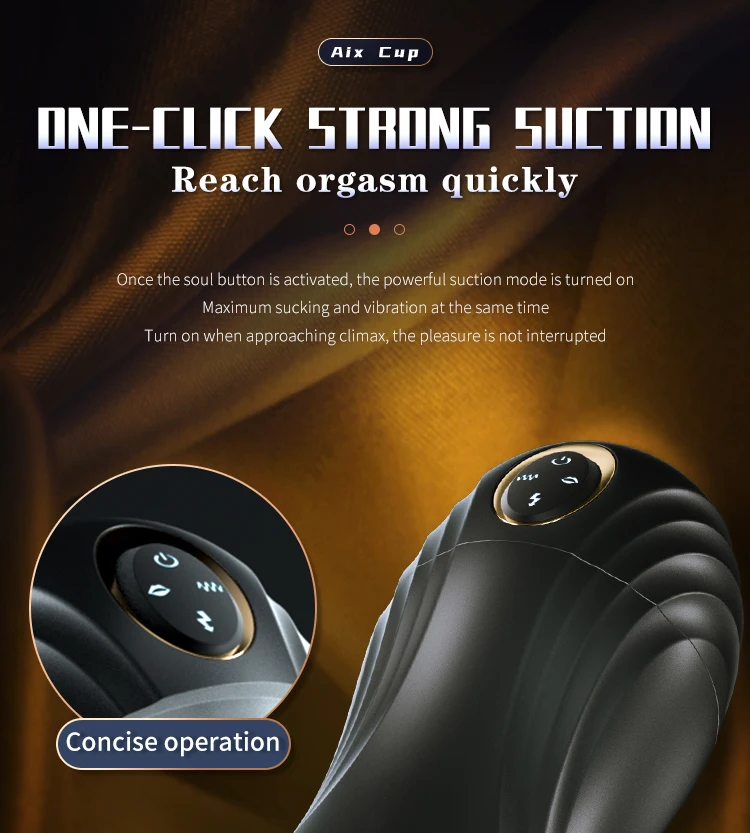 Electric Masturbation Cup For Men With Oral Suction And Vibration_voghion.com