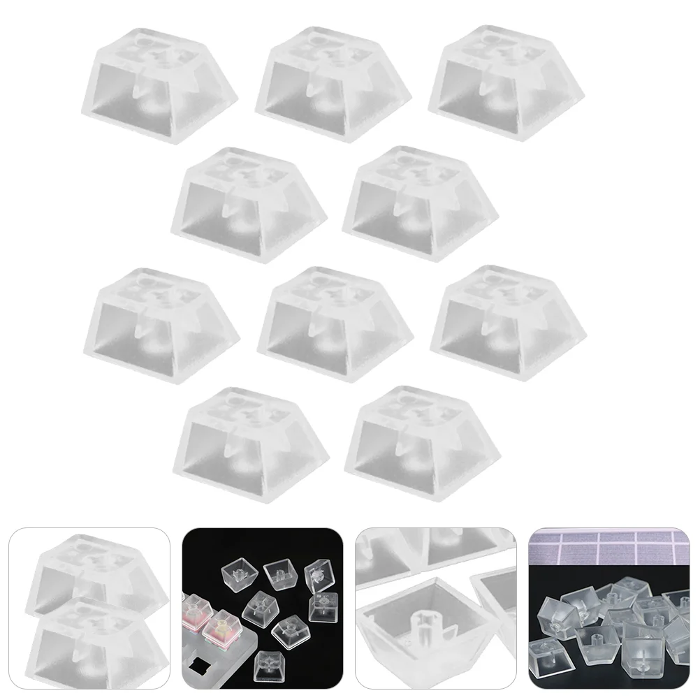 

Transparent Keycaps Mechanical Keycaps Translucent Blank unengraved Keycap Removable Mechanical Gaming Keyboard Shell Protection