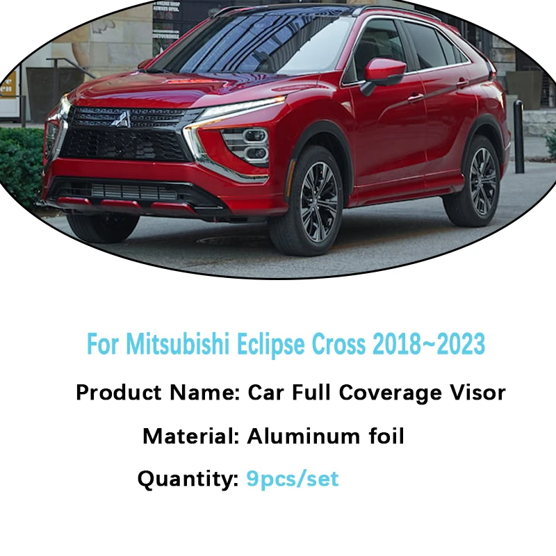 Car Windshield Sunshade For Mitsubishi Eclipse Cross Accessories 2023  2018~2022 GK GL YA Car Window Sun Protection Visor Covers - AliExpress