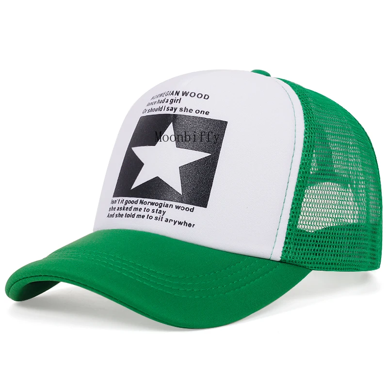 남녀공용 야구 모자, 통기성 메쉬 모자, 패션 브랜드, 여름 야구 모자, Gorras Casquet, 직송