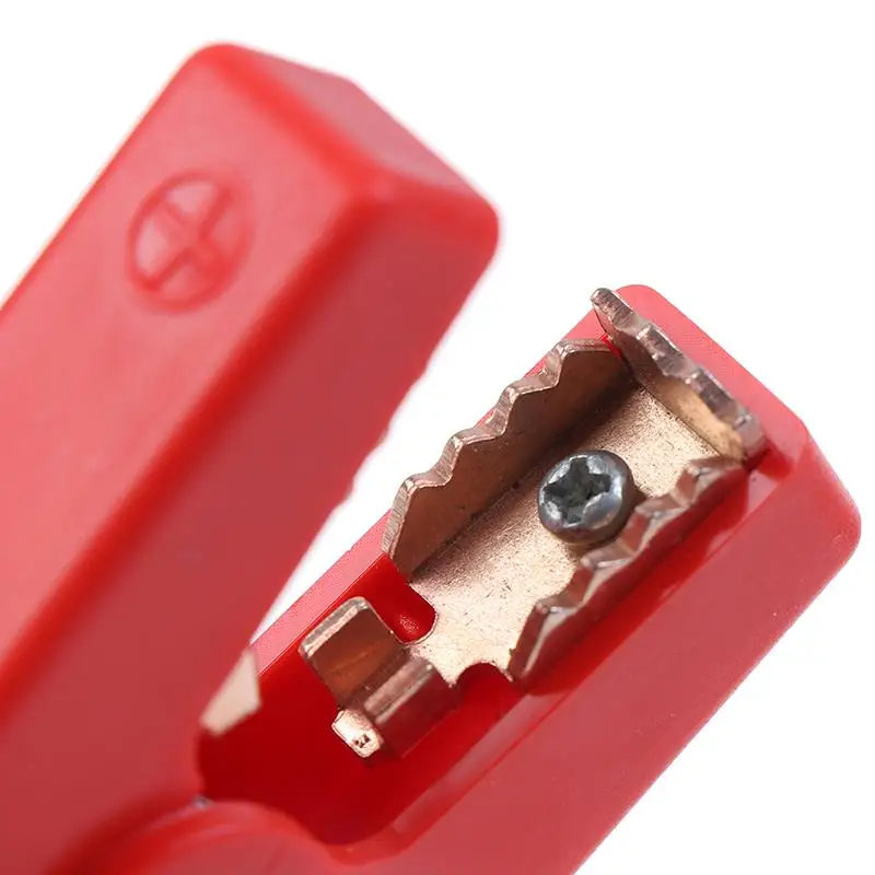 2pcs 100A Crocodile Alligator Clips Car Battery Insulated Clip Clamp Connector For Electrical Battery Chargers alligator clips