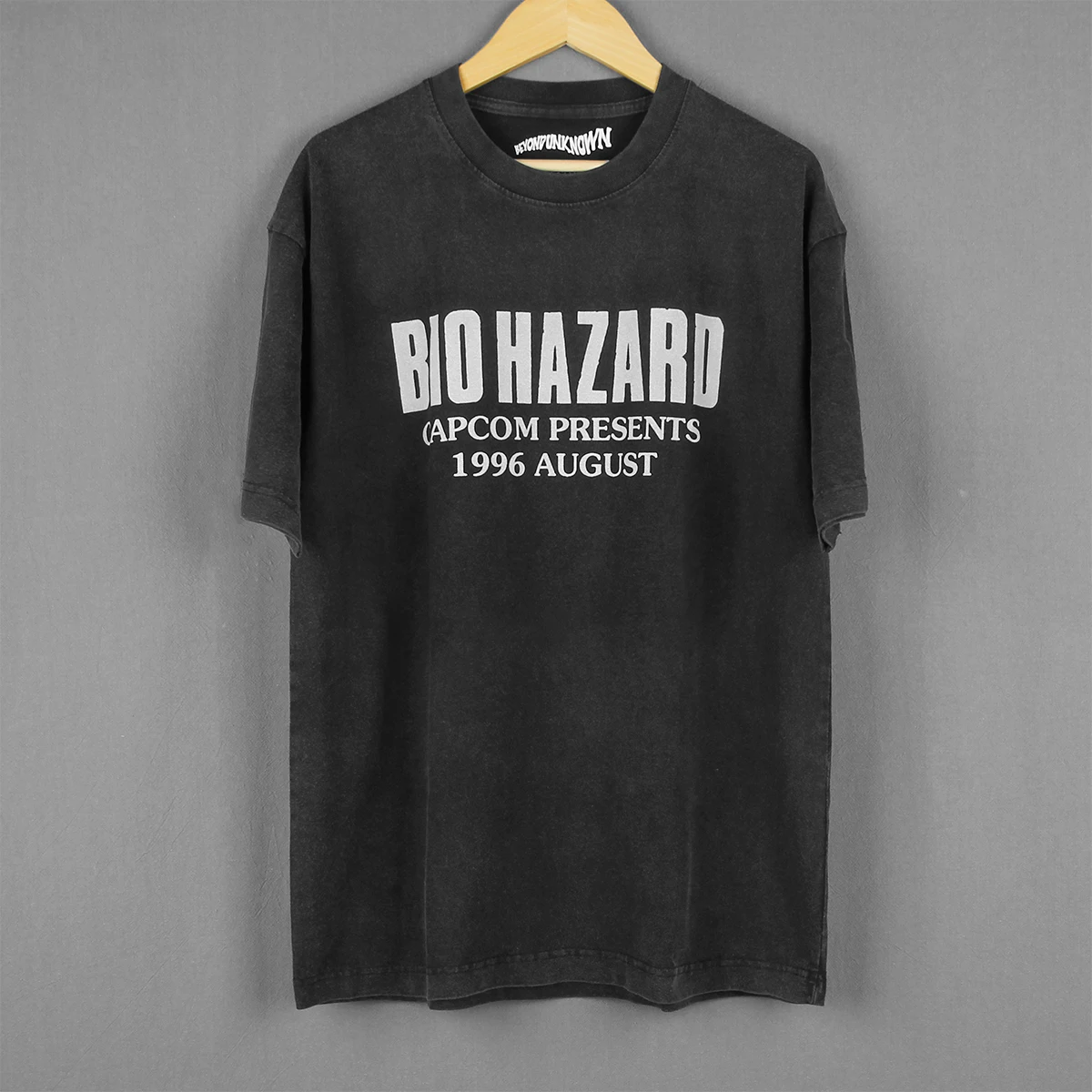Biohazard T Shirt Residented Evil Horror Classic Video Game Zombie