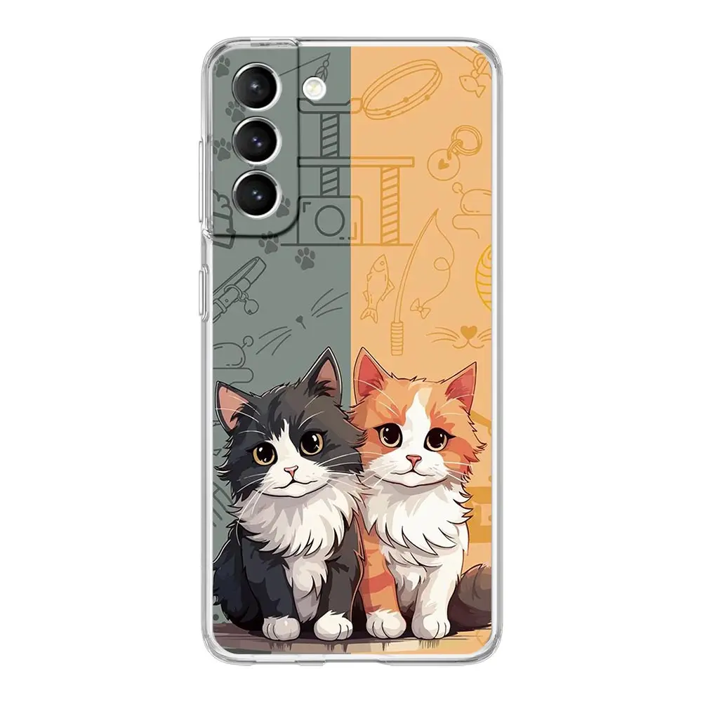 Adorable Cartoon Cat Phone Case - Ultra Plus Cover