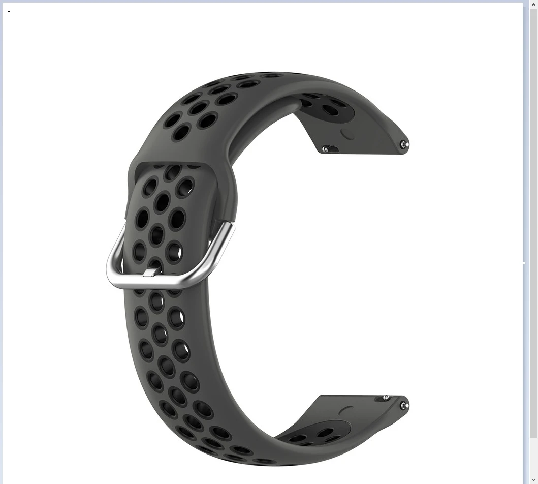 High-Quality 22mm Silicone Sport Band - Premium Strap and Bracelet