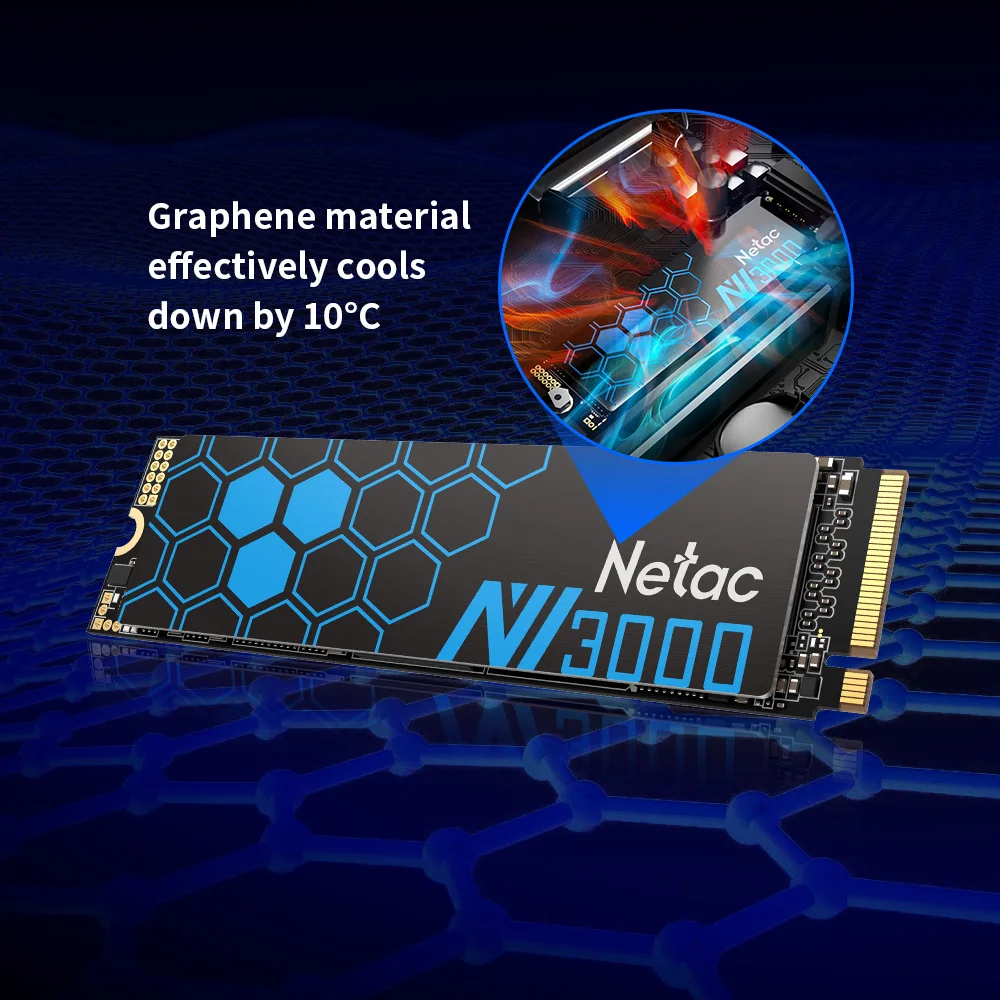 Netac M2 SSD 1TB M.2 NVMe SSD 500GB 250GB 2TB HDD PCIe Gen3x4 内蔵