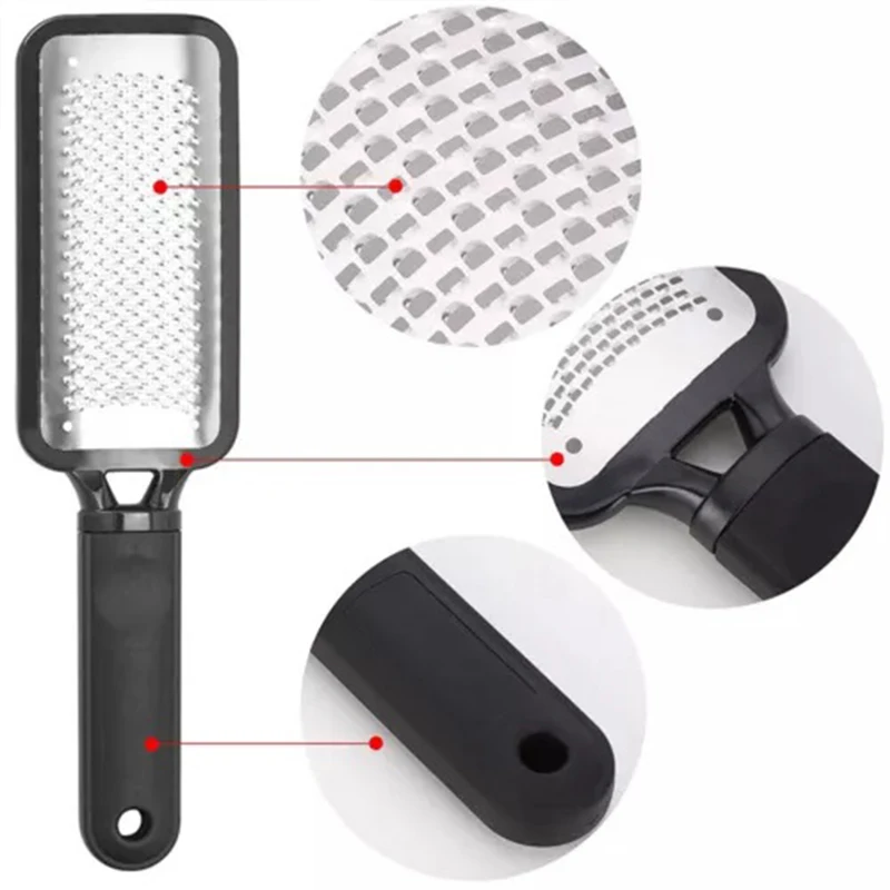 1 Piece Foot File Foot File Scrubber Dead Skin Callus Remover Stainless Scraper Feet Care Clean Tool
