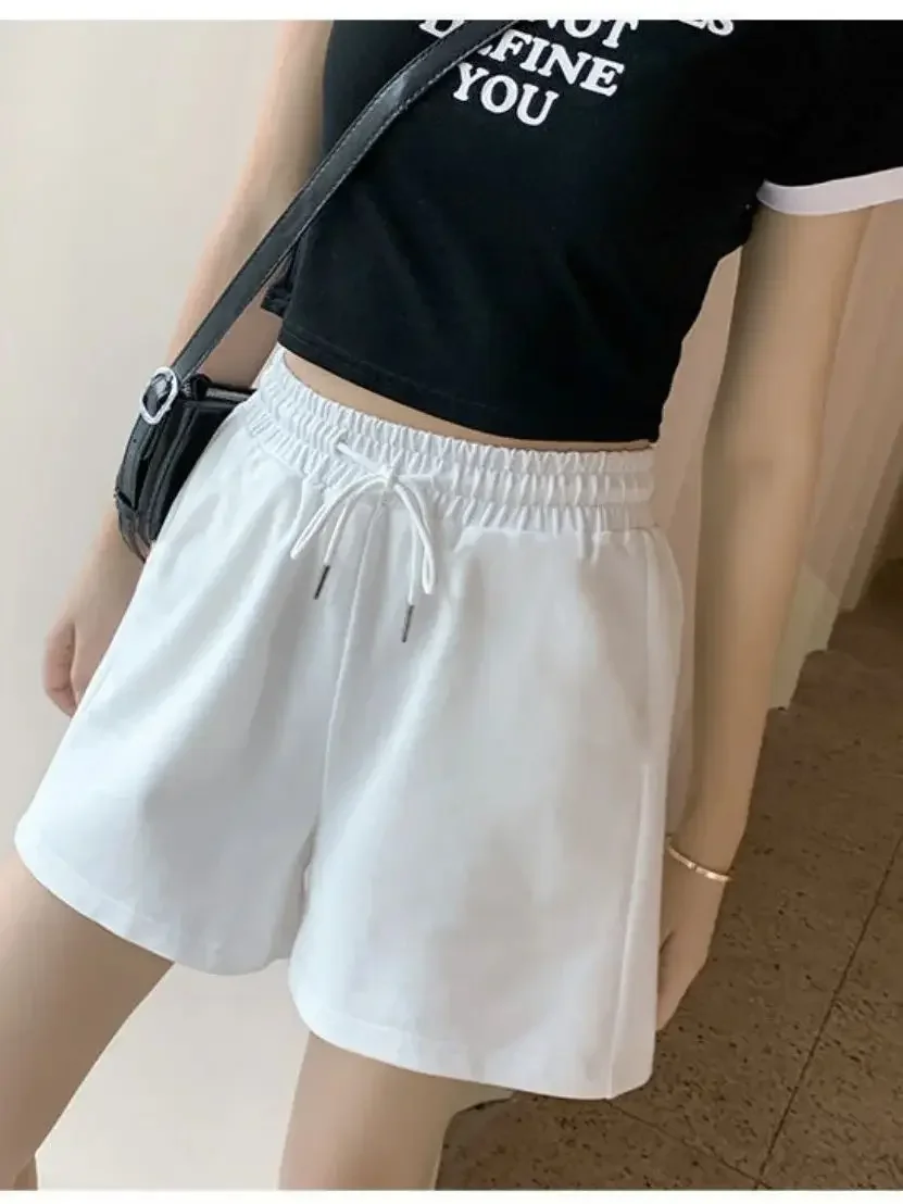 Description Picture 5 of itemCasual Linen Shorts Women Gym Workout Shorts Cotton Short Pants High Waisted Black Ladies Short Femme Women Shorts Sport Femme
