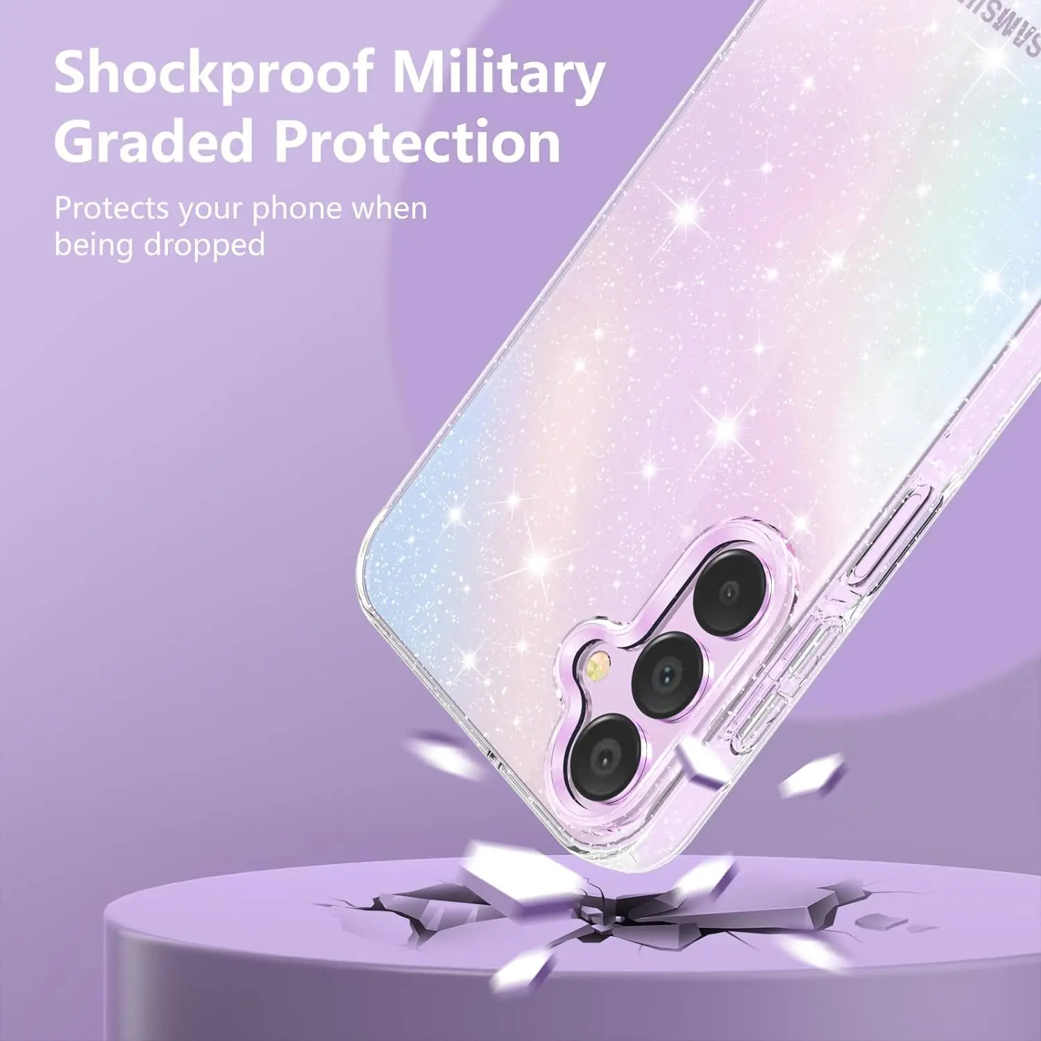 Sparkling Glitter Phone Case - Protective Cover with Enhanced Durability and Style