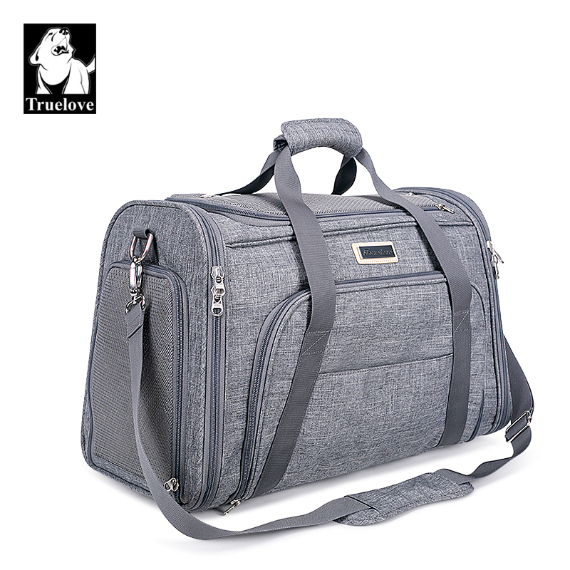 Truelove Pet Bag Breathable Large Space Foldable and Water-Pepellent Pet Backpack Outdoor Travel Use for Dog and Cat TLX3971