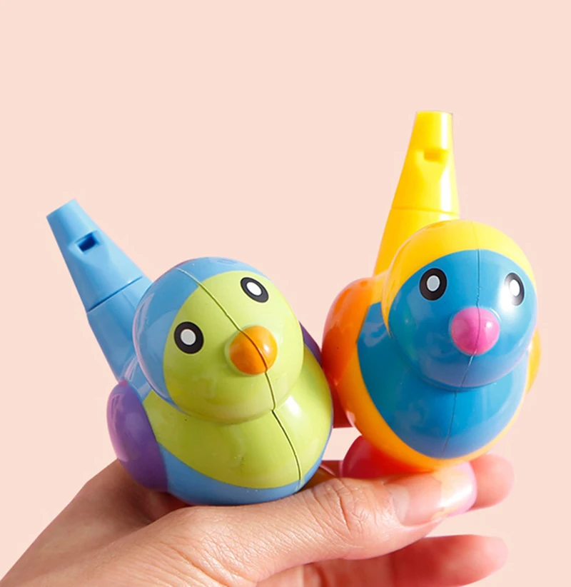 Coloured Drawing Water Bird Whistle Bathtime Musical Toy For Kid Early Learning Educational Gift Musical Instrument