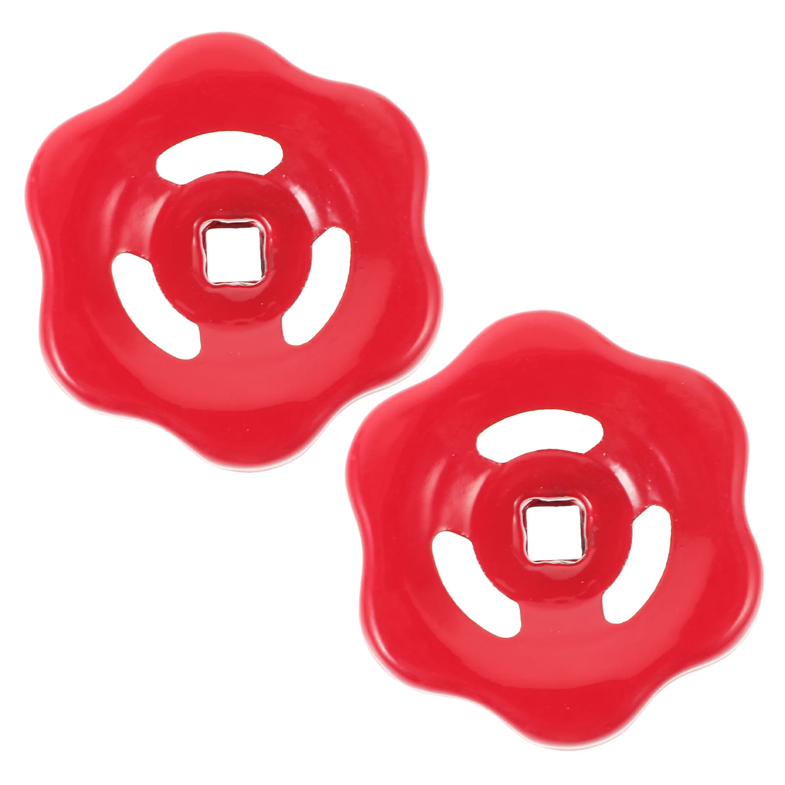 

2pcs Shower Faucet Handle 7mm Square Hole Water Gate Handle Outdoor Faucet Handle